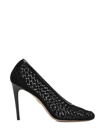 Ferragamo Cut-out Pumps In Black