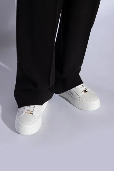 Ferragamo ‘dahlia' Sneakers In White
