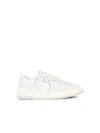 Ferragamo Salvatore  'dania' White Leather Sneakers In White