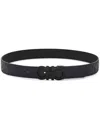 Ferragamo Reversible Gancini Belt In Dark Blue