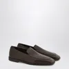 Ferragamo Dark Brown Leather Loafer Men