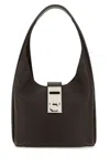 Ferragamo Medium Structured Hobo Handbag With Top Handle