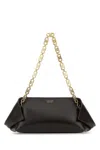 Ferragamo Brown Shoulder Bag With Logo Strap And Logo Lettering On The Front In Leather Woman