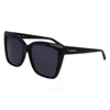 Ferragamo Dark Grey Cat Eye Ladies Sunglasses Sf1102s 001 58 In Black