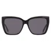 Ferragamo Dark Grey Cat Eye Ladies Sunglasses Sf1102s 001 58 In Black