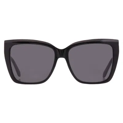 Ferragamo Dark Grey Cat Eye Ladies Sunglasses Sf1102s 001 58 In Black