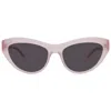 Ferragamo Dark Grey Cat Eye Ladies Sunglasses Sf1103s 663 55 In Brown