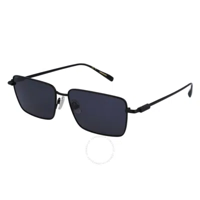 Ferragamo Dark Grey Rectangular Men's Sunglasses Sf309s 002 57