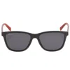 Ferragamo Dark Grey Rectangular Men's Sunglasses Sf998s 038 57 In Black