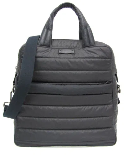 Pre-owned Ferragamo Dark Nylon Shoulder Bag (authentic Pre-loved)