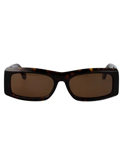 Ferragamo Dark Tortoise Acetate Sunglasses