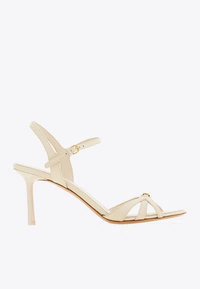 Ferragamo Dasy 70 Leather Sandals