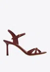 Ferragamo Dasy 70 Leather Sandals