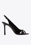 Ferragamo Dasy 95 Slingback Leather Sandals