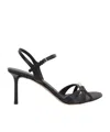 Ferragamo Strappy Sandal With New Vara Buckle In Black