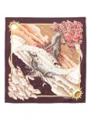 Ferragamo Day & Night-print Scarf In 紫色