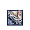 Ferragamo Day & Night-print Shawl In Blue