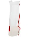 Ferragamo Asymmetrical Draped Midi Dress