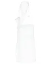 Ferragamo White Hooded Mini Dress