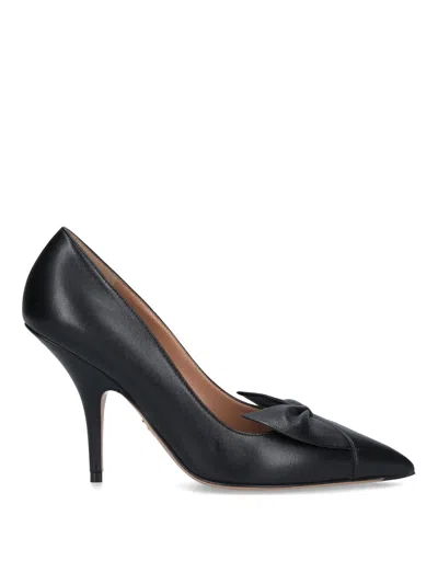 Ferragamo Stylish Pumps With Pointed Toe And Bow In Multi