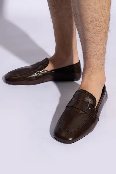 Ferragamo ‘debros' Loafers In Brown