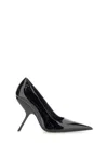 Ferragamo Eva 105 Patent Leather Pumps In Black