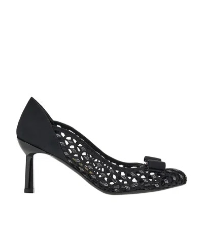 Ferragamo Decorated High Heels In Black