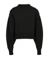 Ferragamo Maglione In Misto Lana Blu Notte Uomo In Black