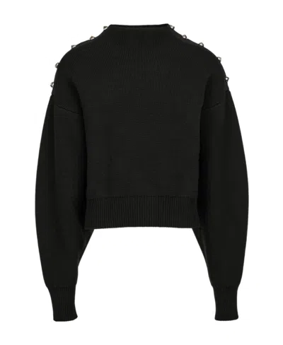 FERRAGAMO DECORATIVE BUTTON SWEATER