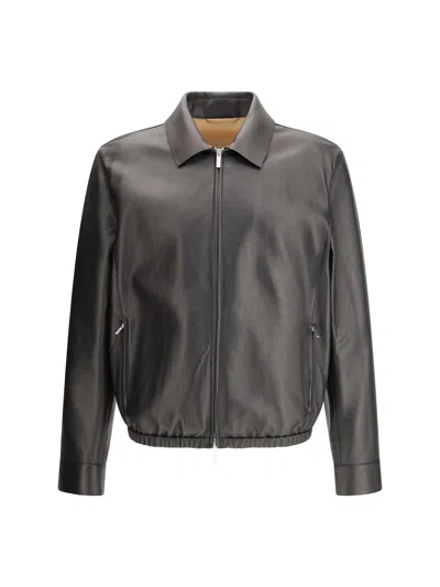 FERRAGAMO DEERSKIN BLOUSON