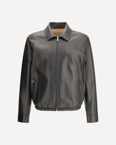 FERRAGAMO DEERSKIN BLOUSON
