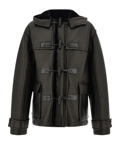 FERRAGAMO DEERSKIN PADDED BLOUSON