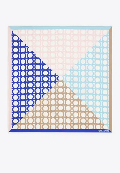 Ferragamo Dégradé Gancini Silk Scarf