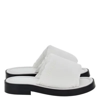 Ferragamo Delfino Padded Slide Sandals In Multi