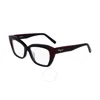 Ferragamo Demo Cat Eye Ladies Eyeglasses Sf2938n 051 53
