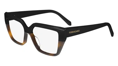 Ferragamo Demo Cat Eye Ladies Eyeglasses Sf2971 006 53 In Black
