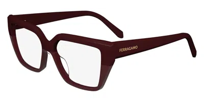 Ferragamo Demo Cat Eye Ladies Eyeglasses Sf2971 601 53 In Brown