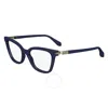 Ferragamo Demo Cat Eye Ladies Eyeglasses Sf2991 414 51