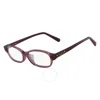 Ferragamo Demo Oval Ladies Eyeglasses F2795ra 780 53