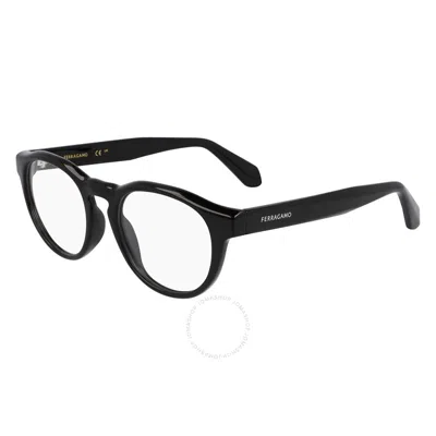 Ferragamo Demo Oval Unisex Eyeglasses Sf2987e 001 50