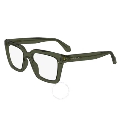 Ferragamo Demo Rectangular Ladies Eyeglasses Sf2985 320 52