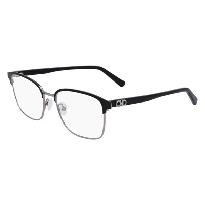 Ferragamo Demo Rectangular Men's Eyeglasses Sf2225 038 53 In Black