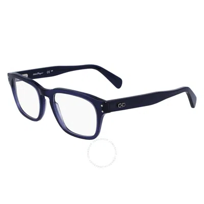 Ferragamo Demo Rectangular Men's Eyeglasses Sf2958 420 52