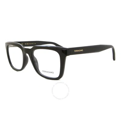 Ferragamo Demo Rectangular Men's Eyeglasses Sf2990 001 52