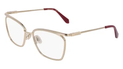 Ferragamo Demo Square Ladies Eyeglasses Sf2235 710 55 In Neutral