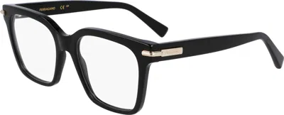 Ferragamo Demo Square Ladies Eyeglasses Sf3009 001 50 In ["black"]
