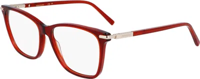Ferragamo Demo Square Ladies Eyeglasses Sf3013 616 53 In ["red"]
