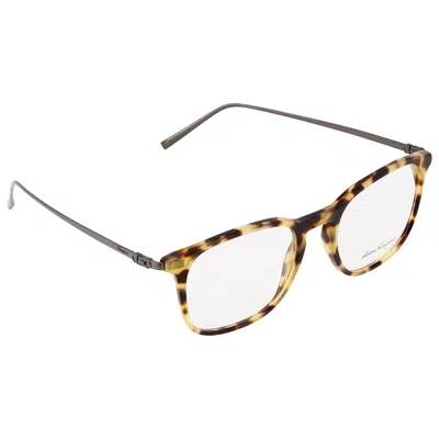 Ferragamo Demo Square Men's Eyeglasses Sf2846 281 53 In Brown