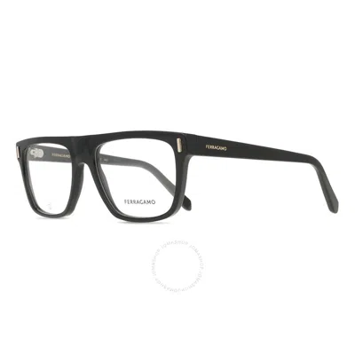 Ferragamo Demo Square Men's Eyeglasses Sf2997 001 55
