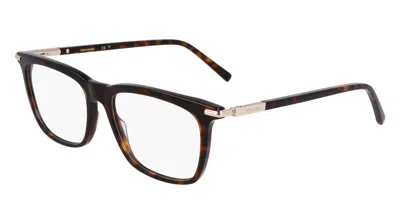 Ferragamo Demo Square Men's Eyeglasses Sf3007 242 56 In ["tortoise"]
